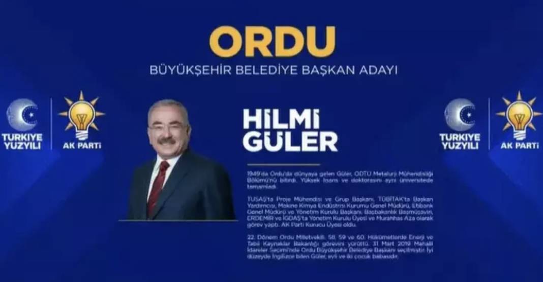 Samsun hariç mevcut 15 belediye başkanı yeniden aday gösterildi! İşte tam liste AK Parti Belediye Başkan adayları 20